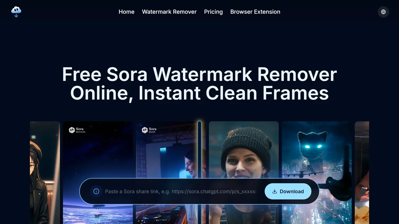 Sora Watermark Remover