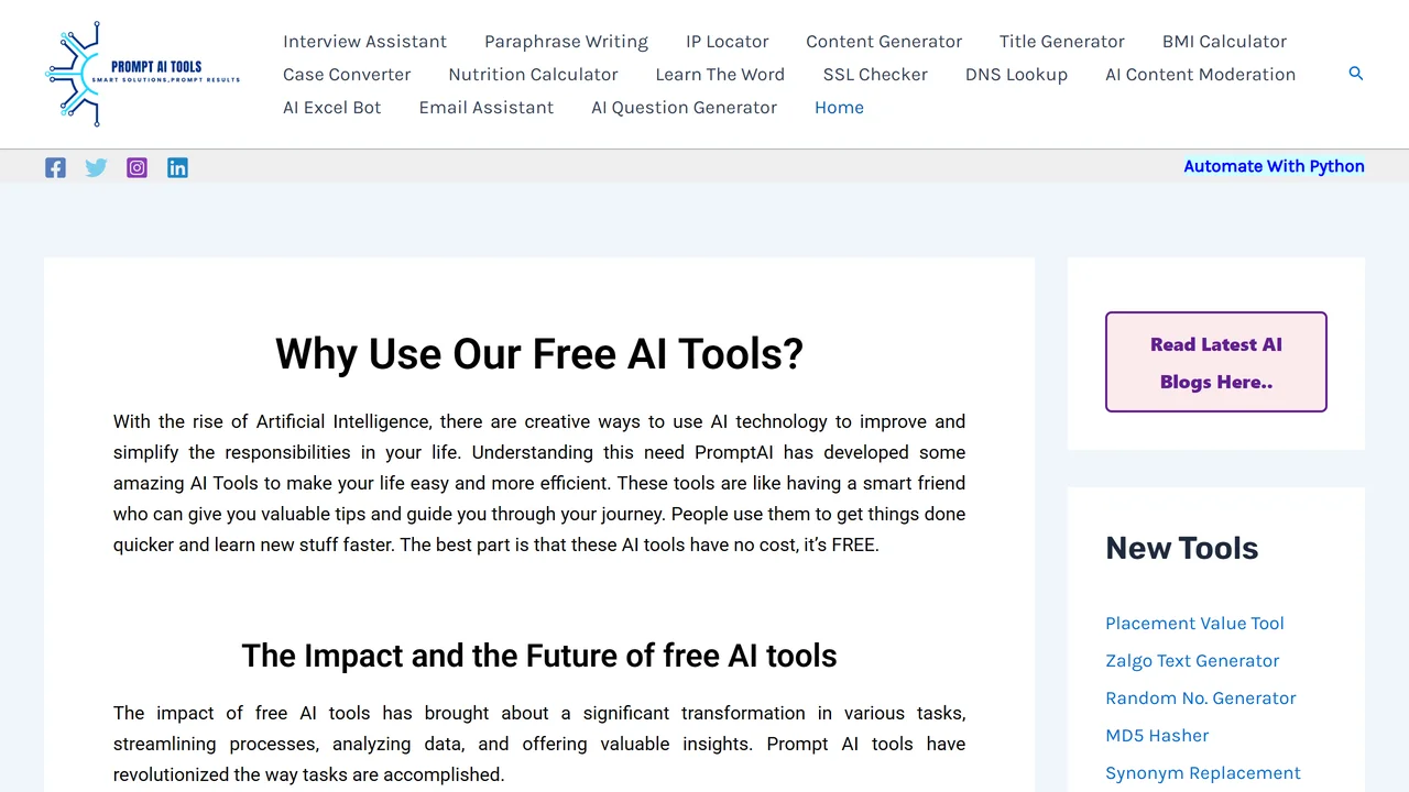 PromptAI Tools