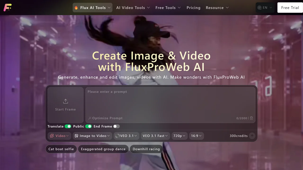 Flux AI Proweb