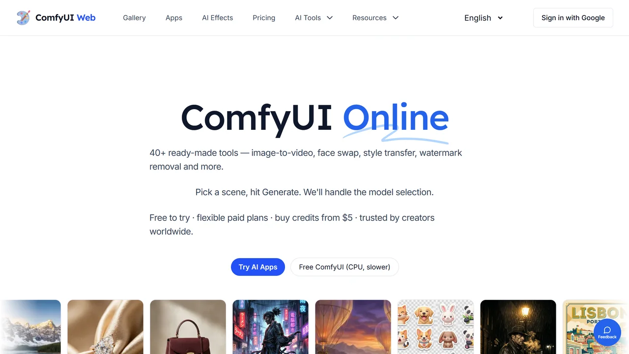 ComfyUI Web