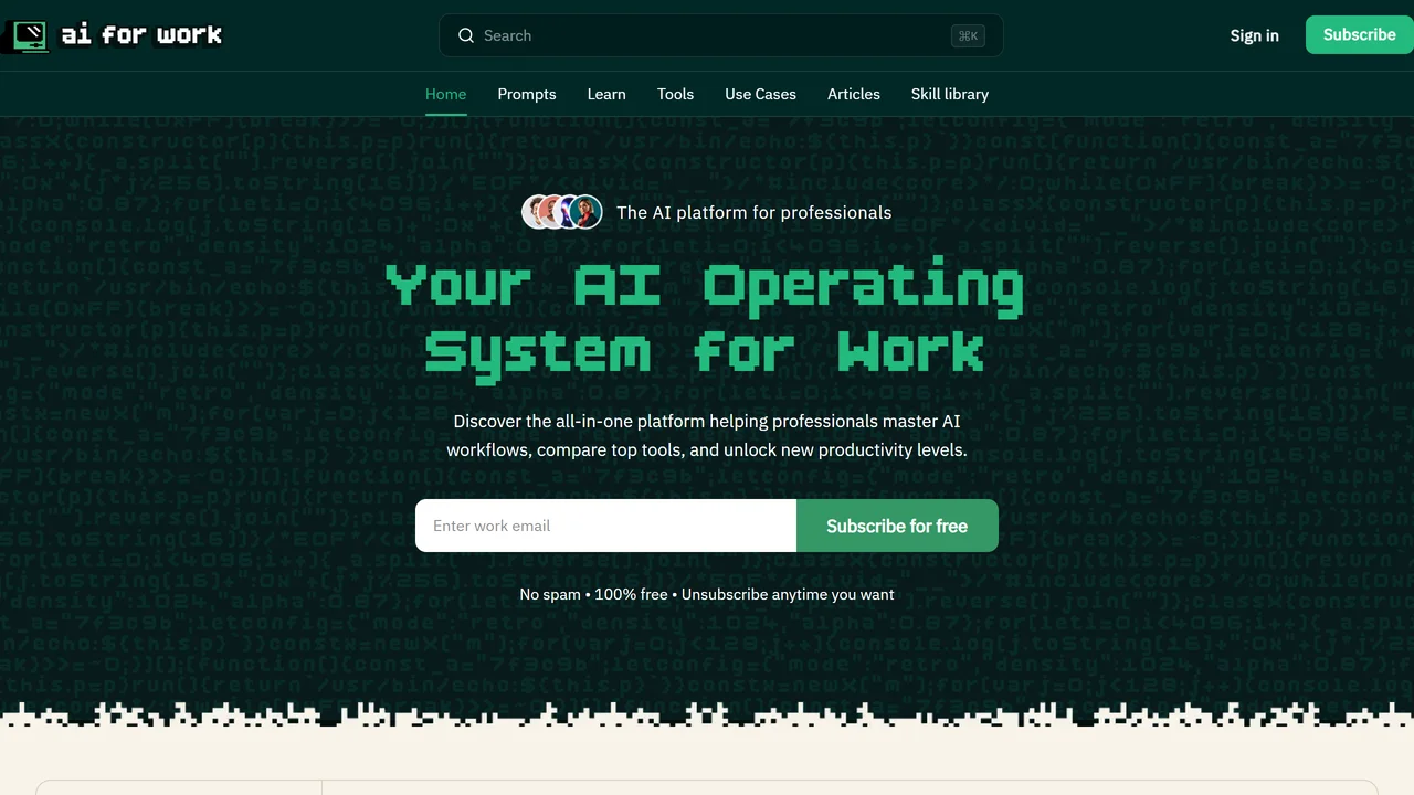 AI for Work