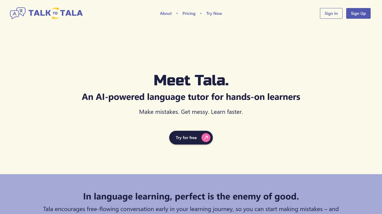 Talk to Tala