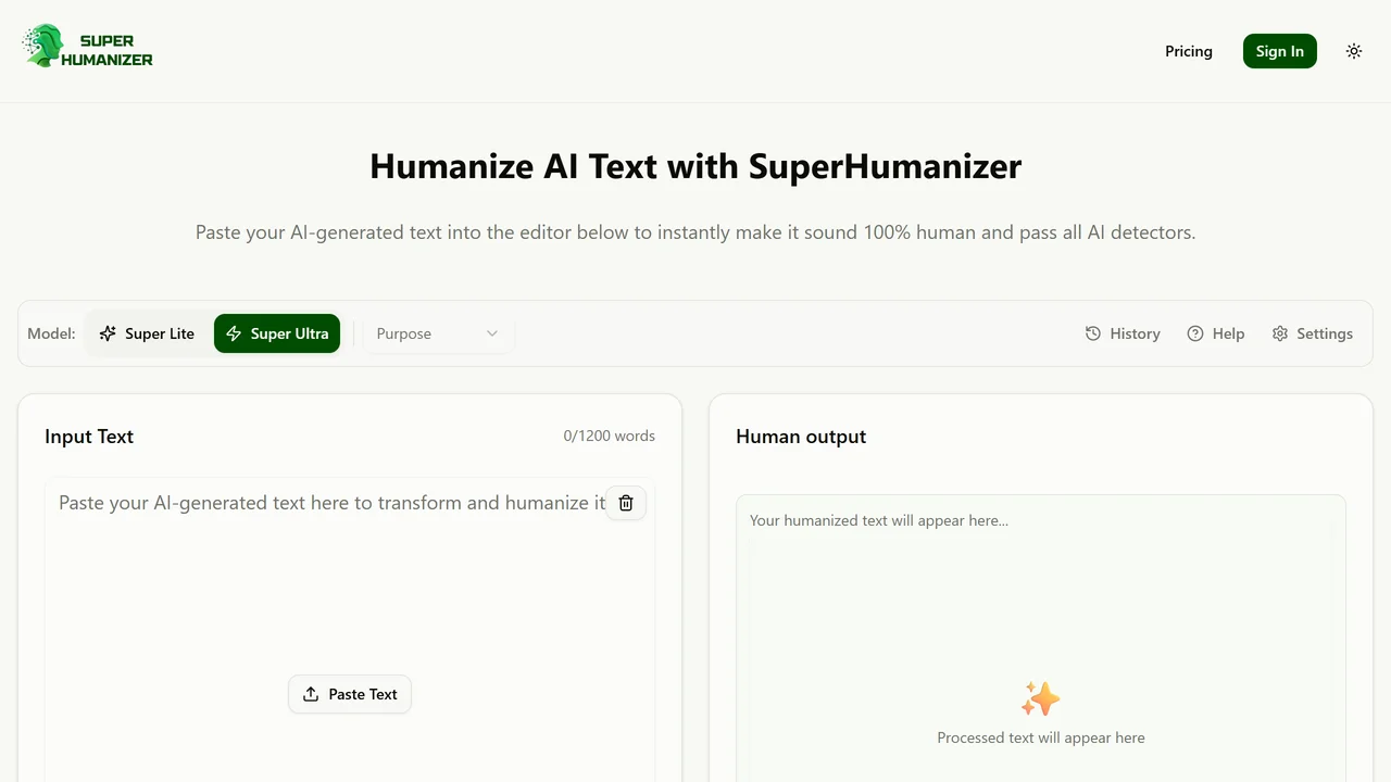 Super Humanizer AI