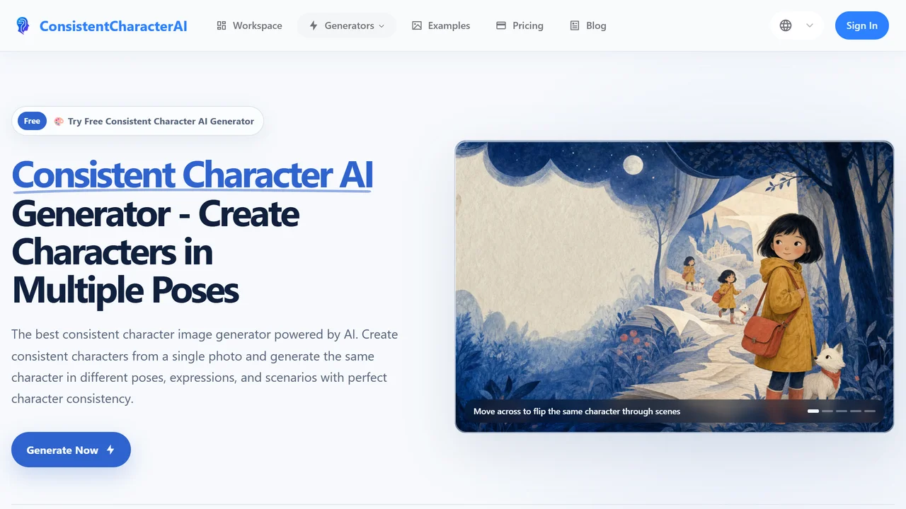Consistent Character AI Generator