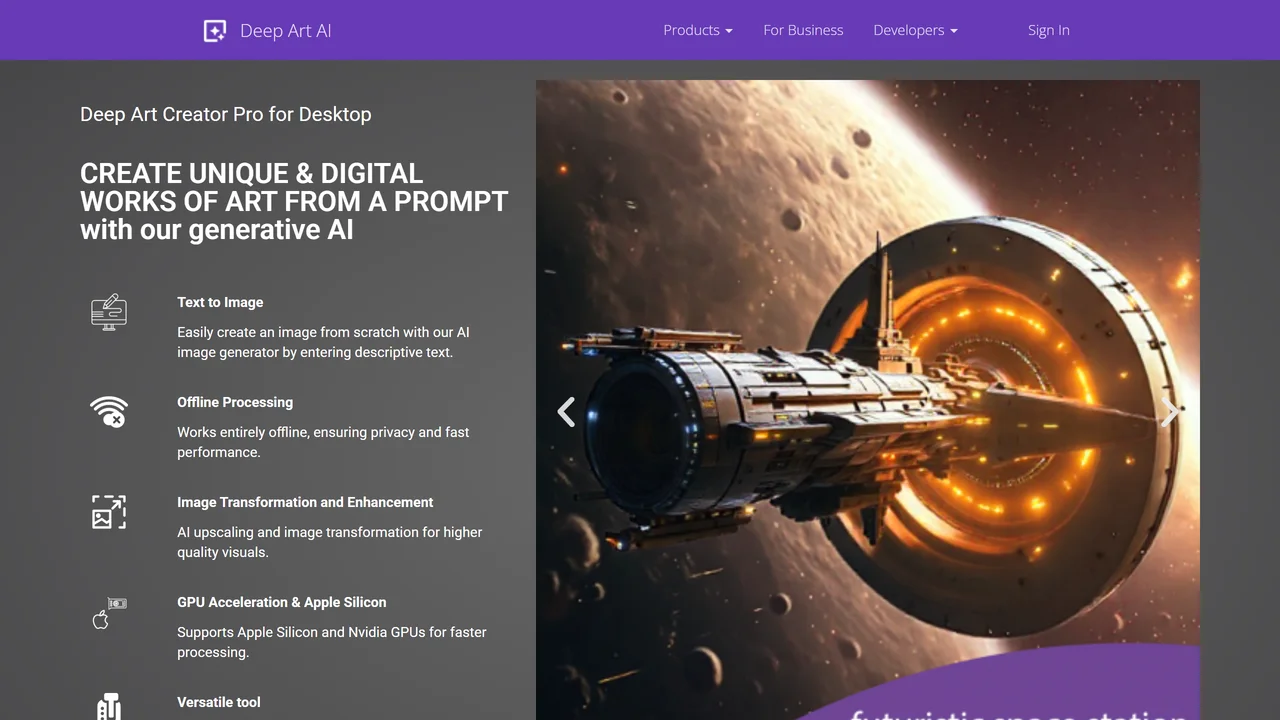 Deep Art Creator Pro for Desktop