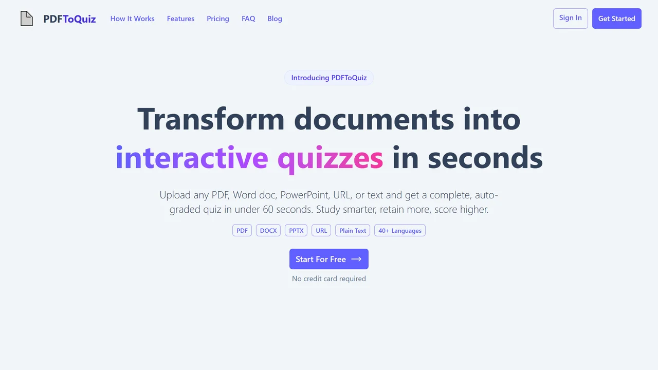 PDFToQuiz