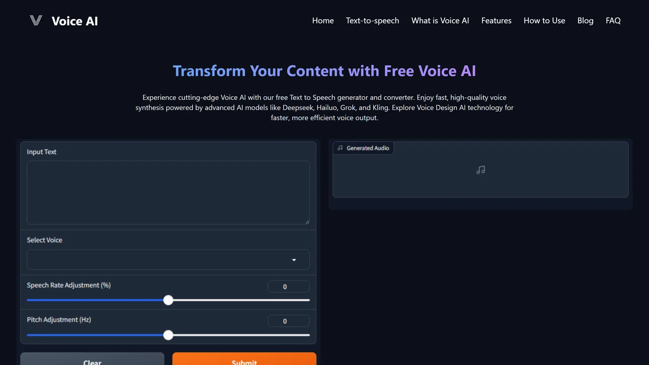 Voice Design AI