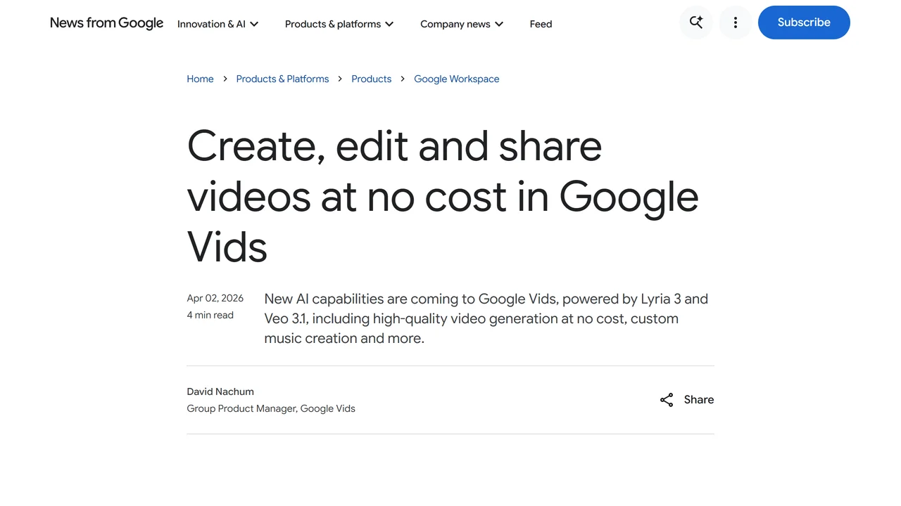 Google Vids