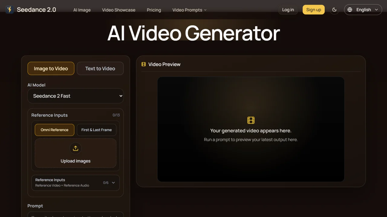 Seedance 2.0 AI Video Generator