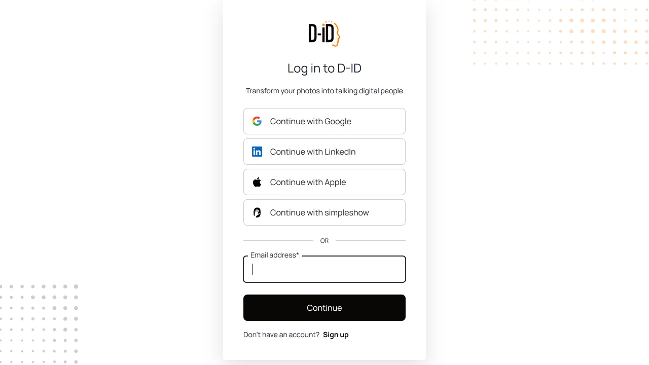 D-ID Creative Reality Studio