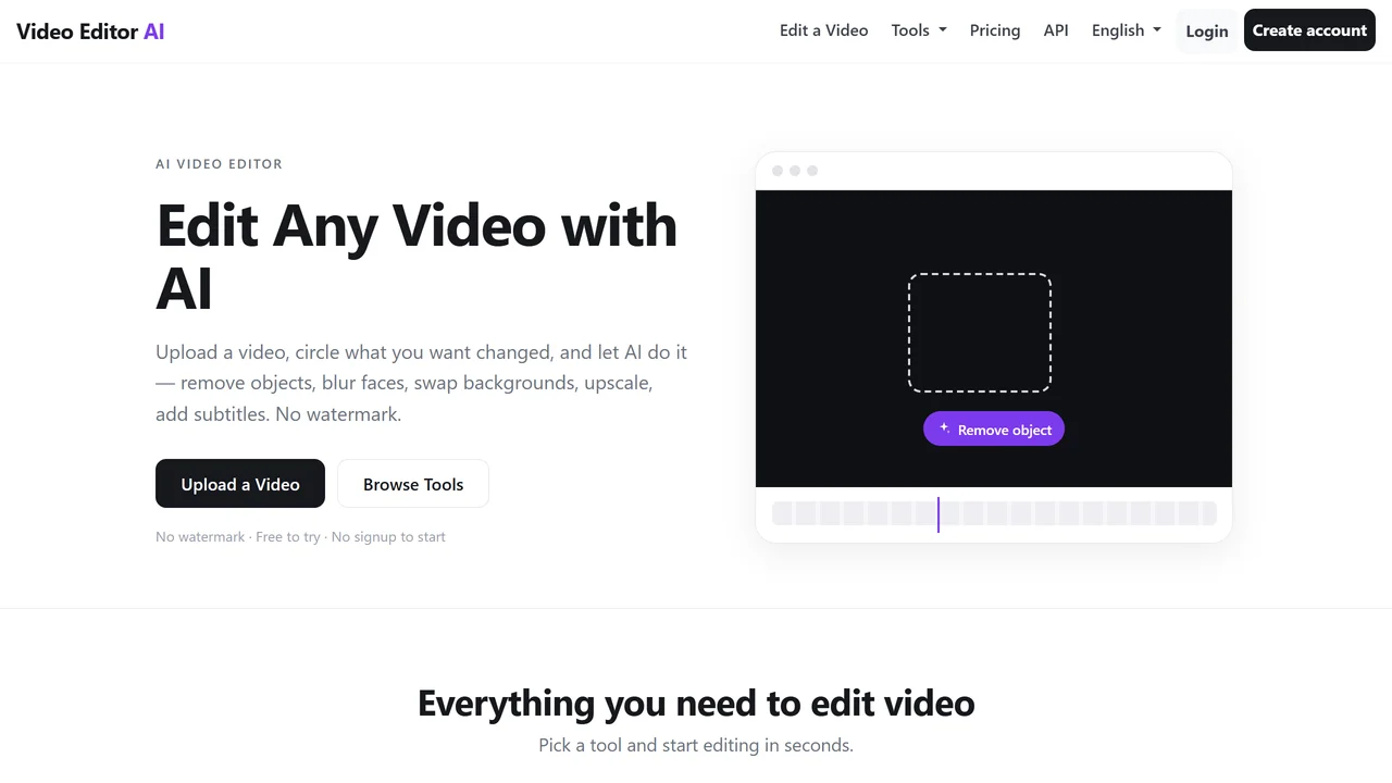 Video Editor AI