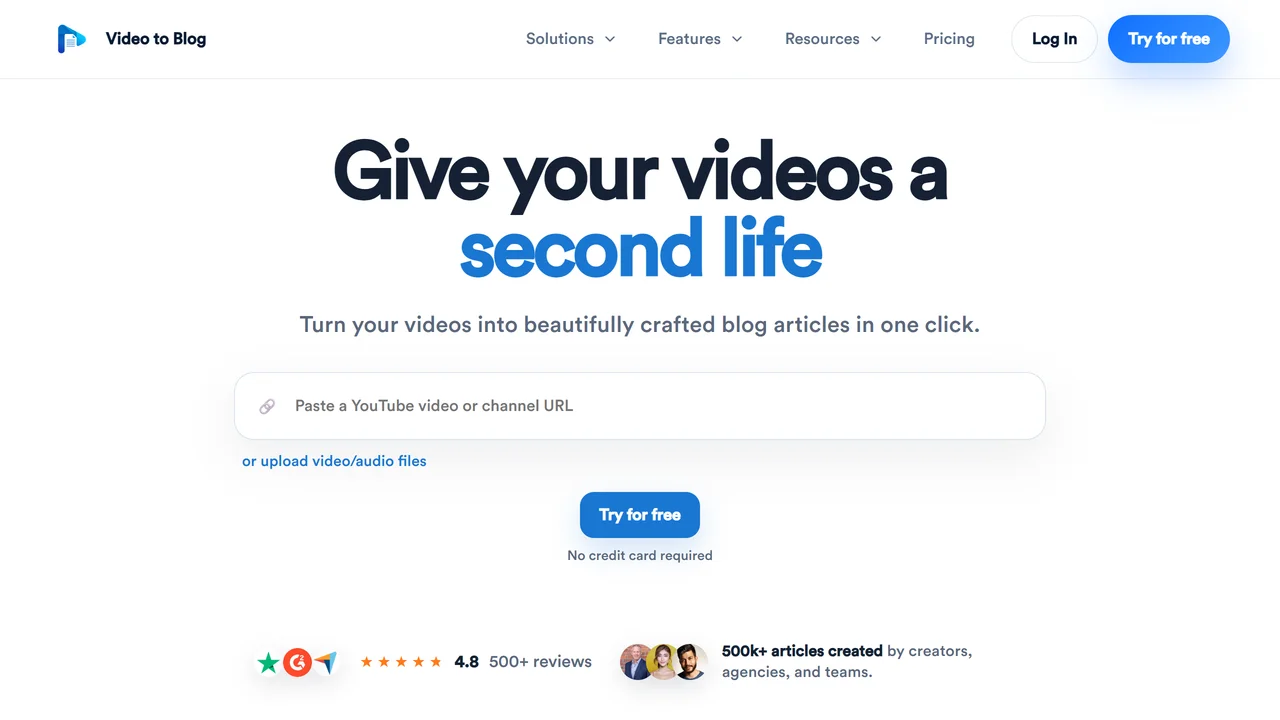 Video to Blog