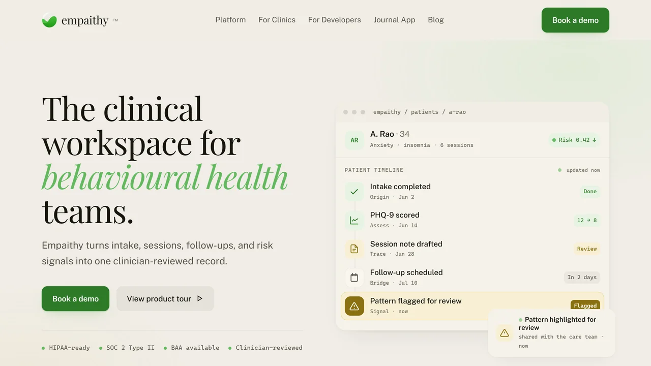 Empaithy: Your Therapy Journal