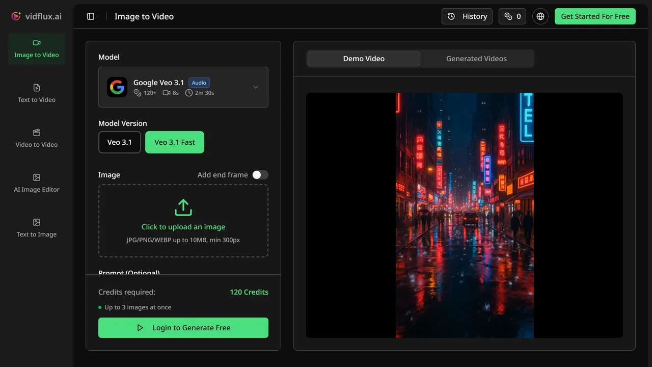 VidFlux - Image to Video AI