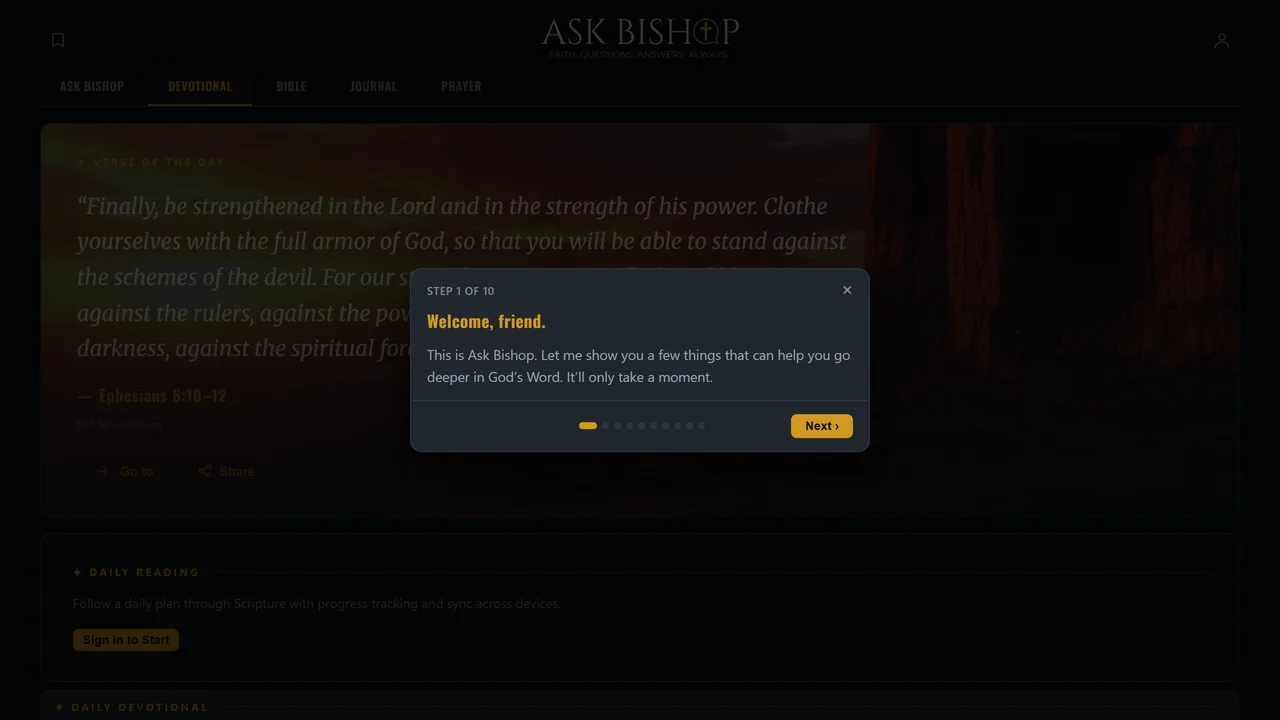 Ask Bishop
