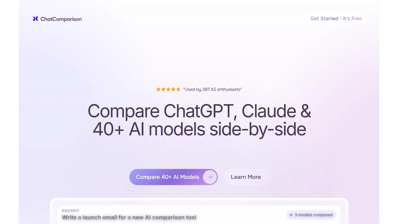 ChatComparison AI