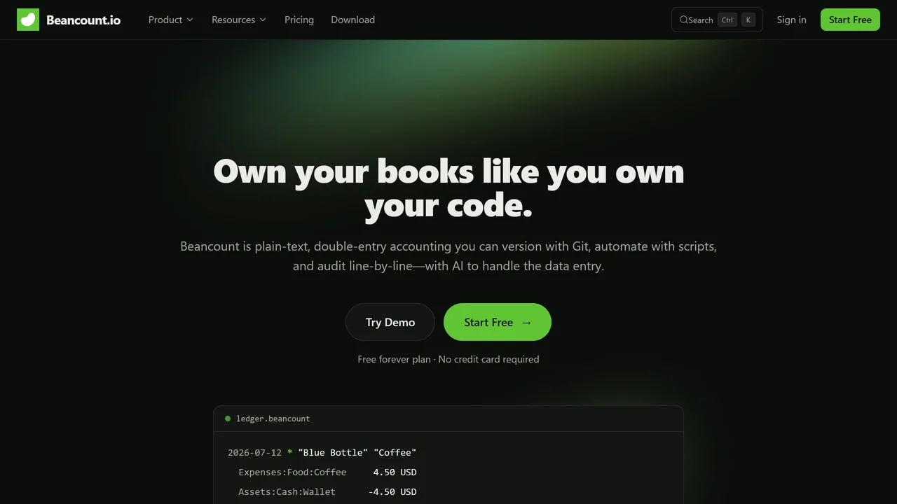 Beancount.io