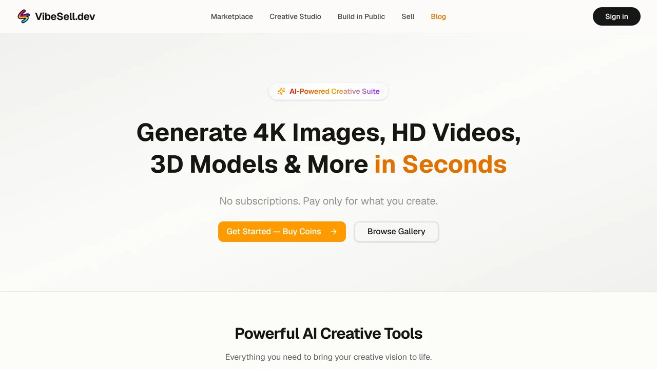 VibeSell Creative Studio