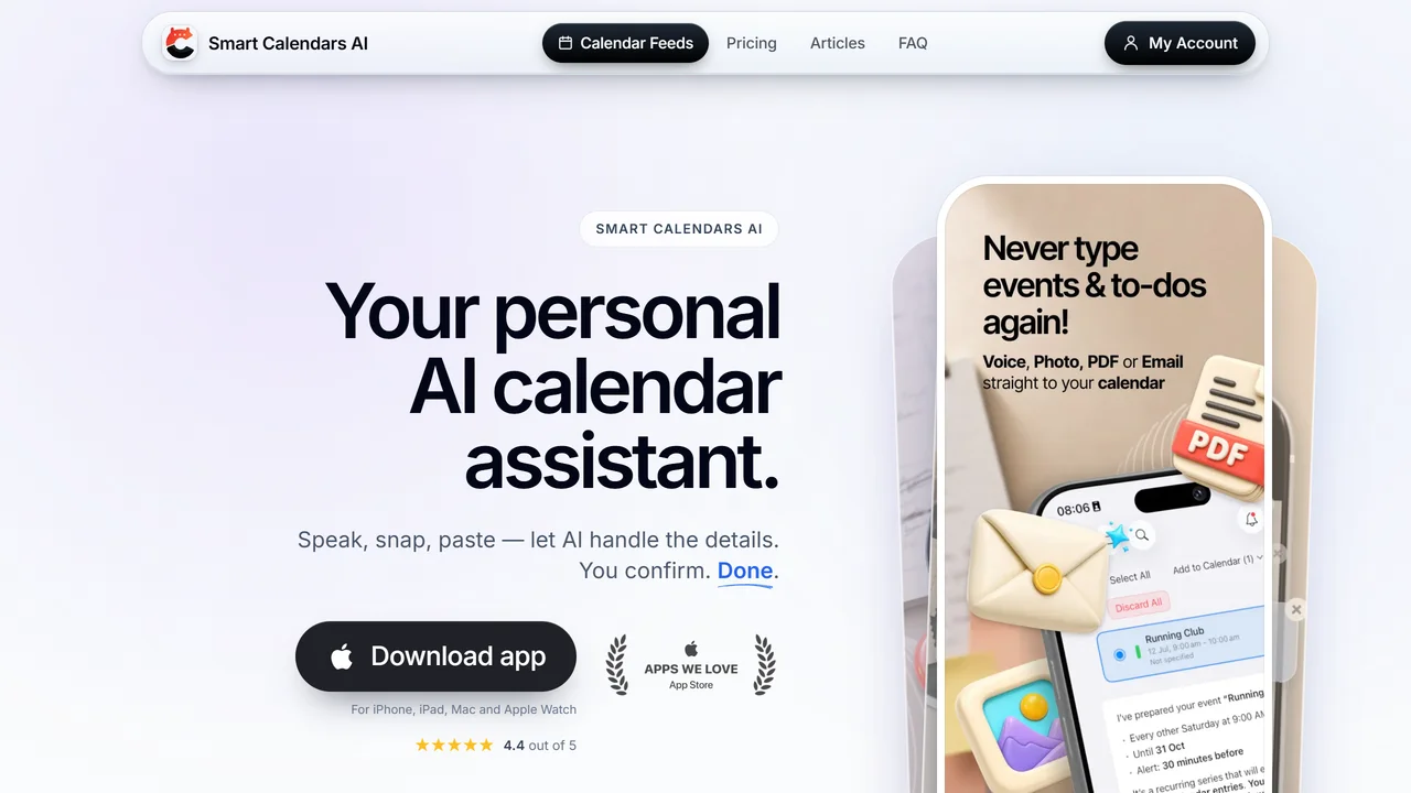 Smart Calendars AI — Plan fast & easy