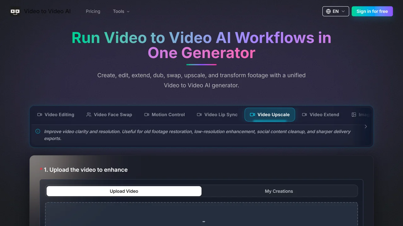 Video to Video AI