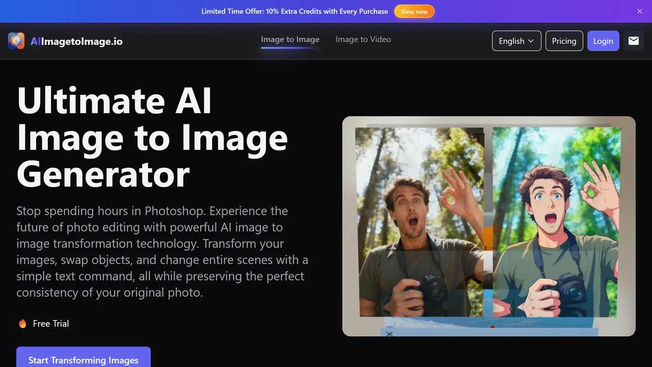 AI Image to Image.io