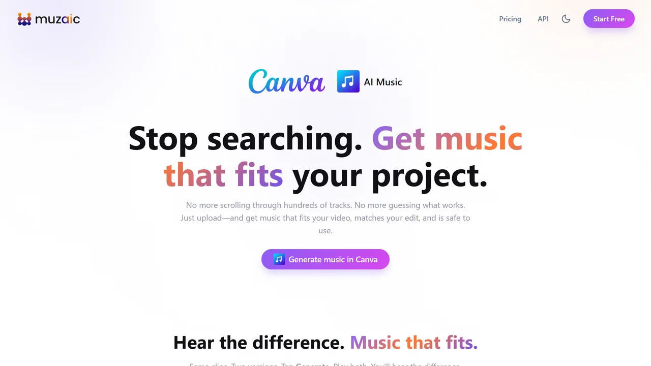 Muzaic for Canva