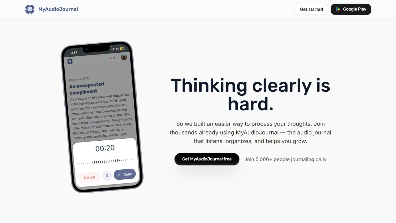MyAudioJournal