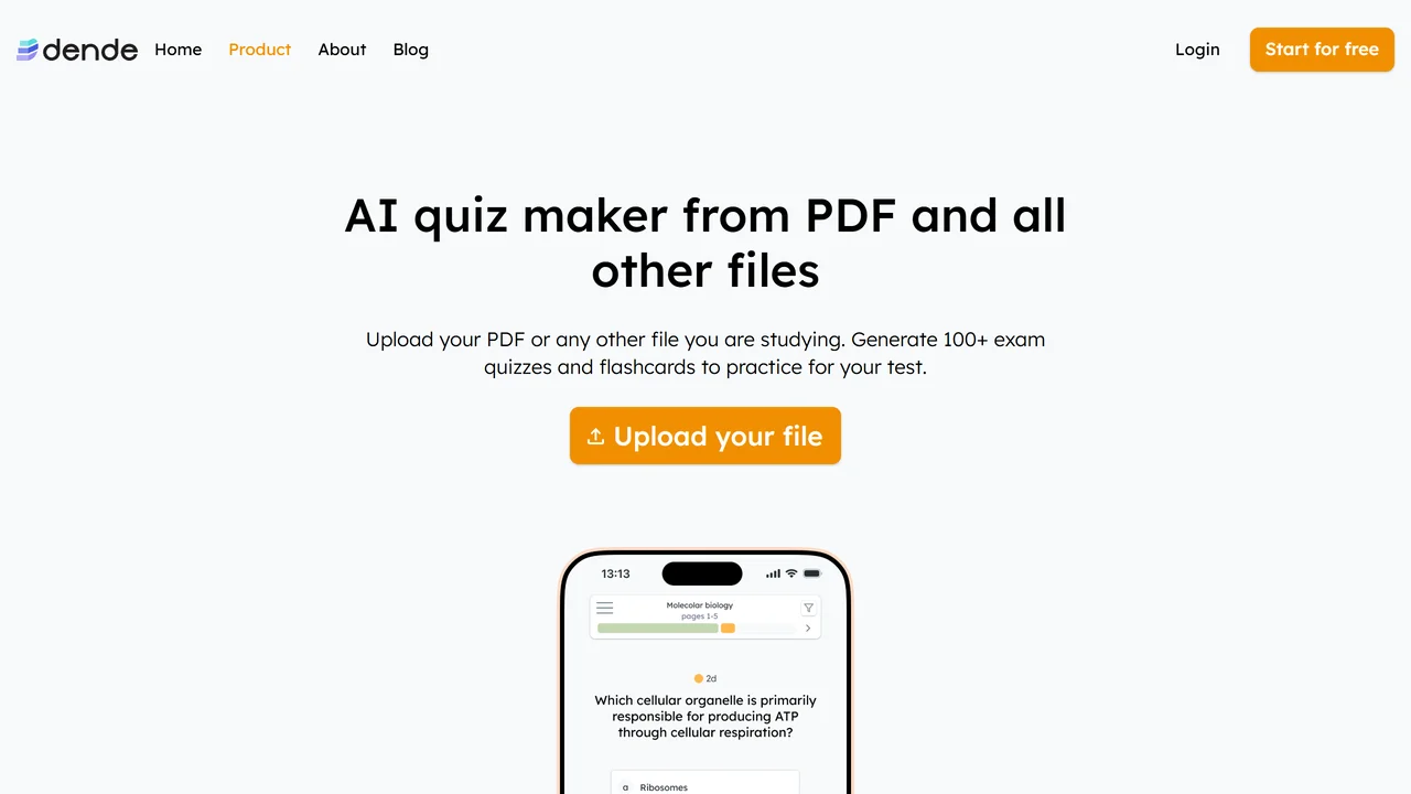 Dende Quiz Maker