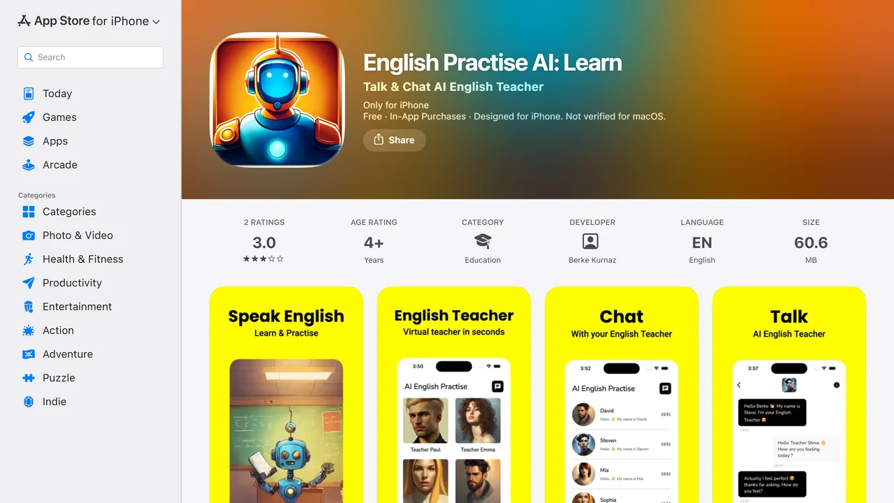 AI English Practise