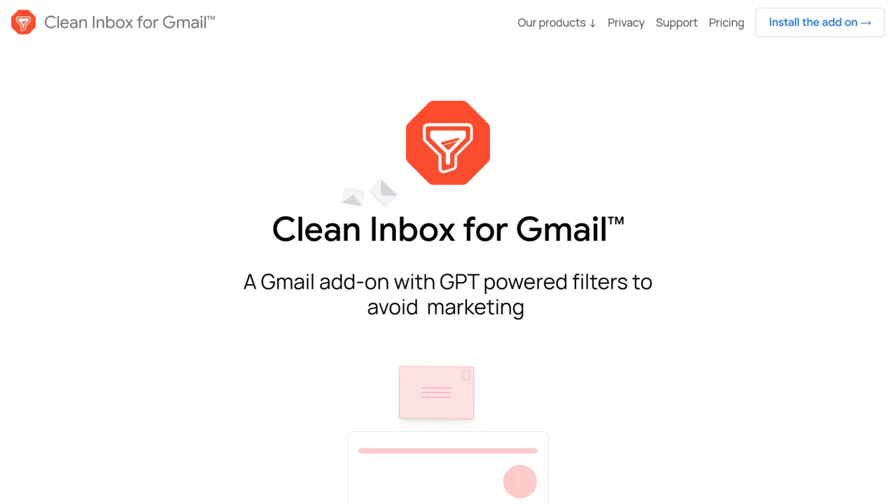 Clean Inbox for Gmail
