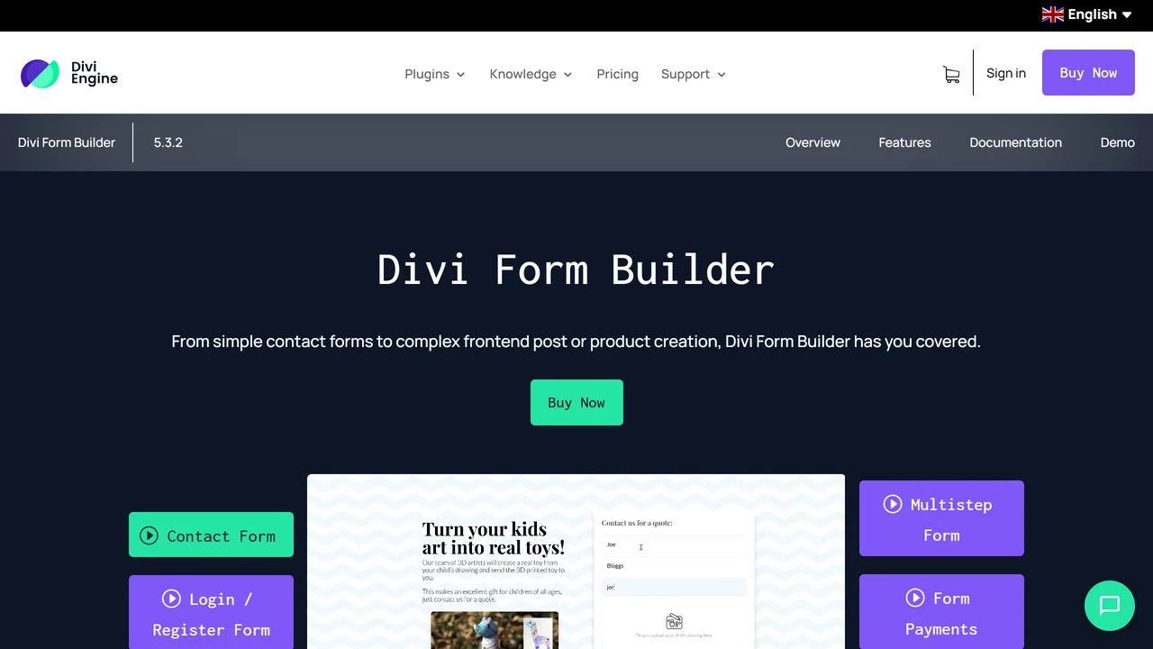 Divi Form Builder