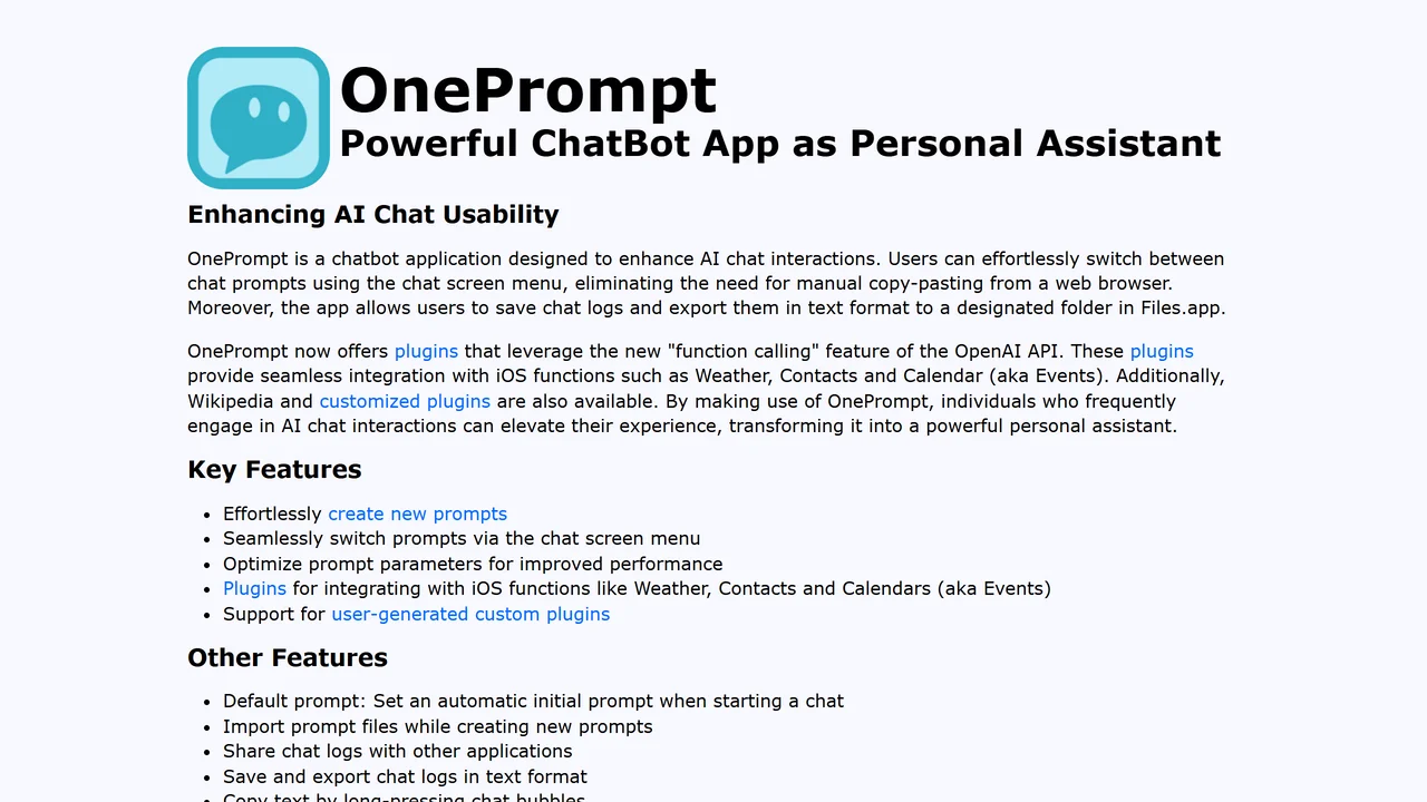 OnePrompt