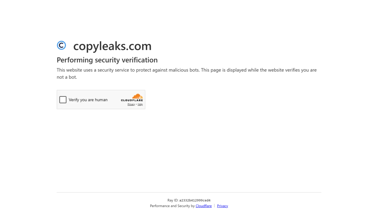 Copyleaks - AI content detector