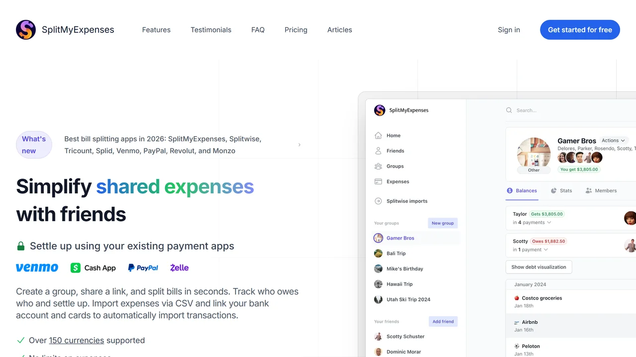 SplitMyExpenses