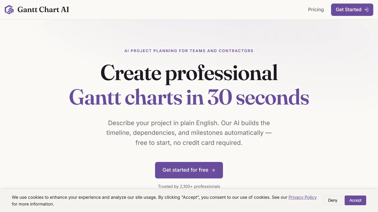 Gantt Chart AI