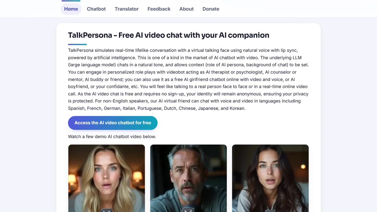 TalkPersona