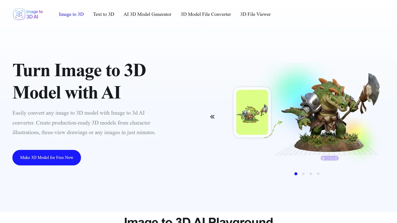 Image to 3D AI