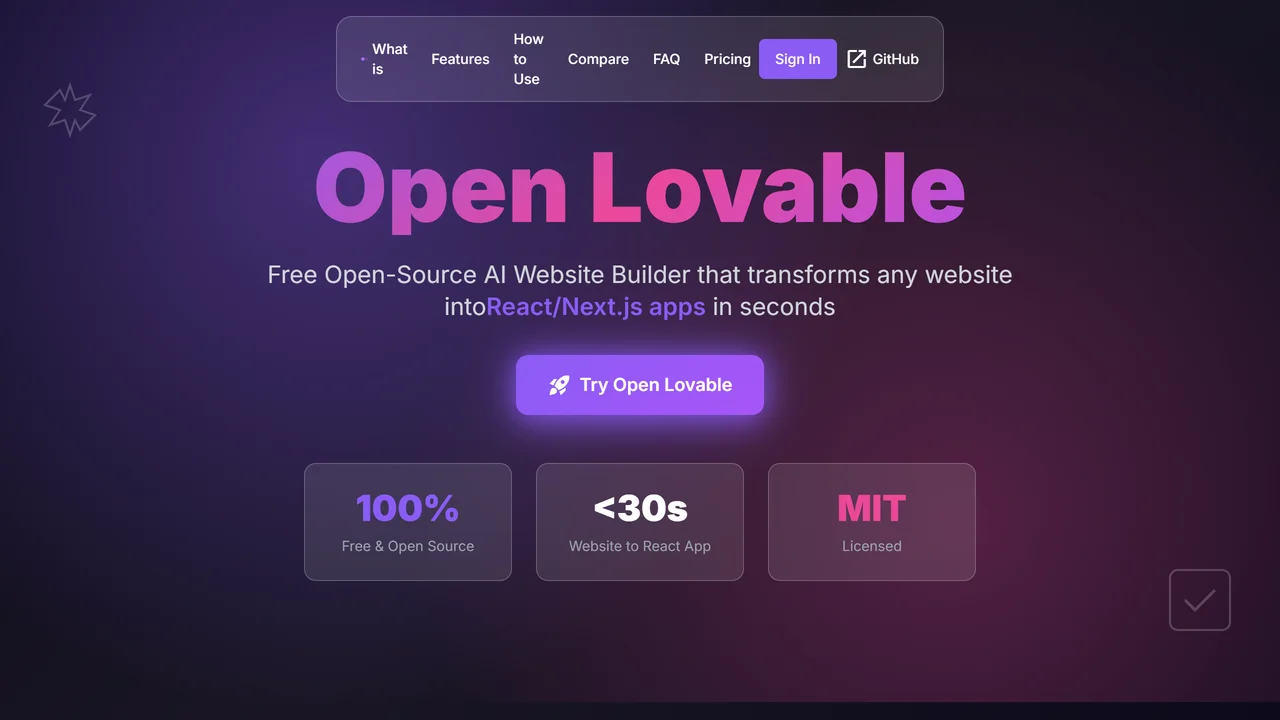 Open Lovable