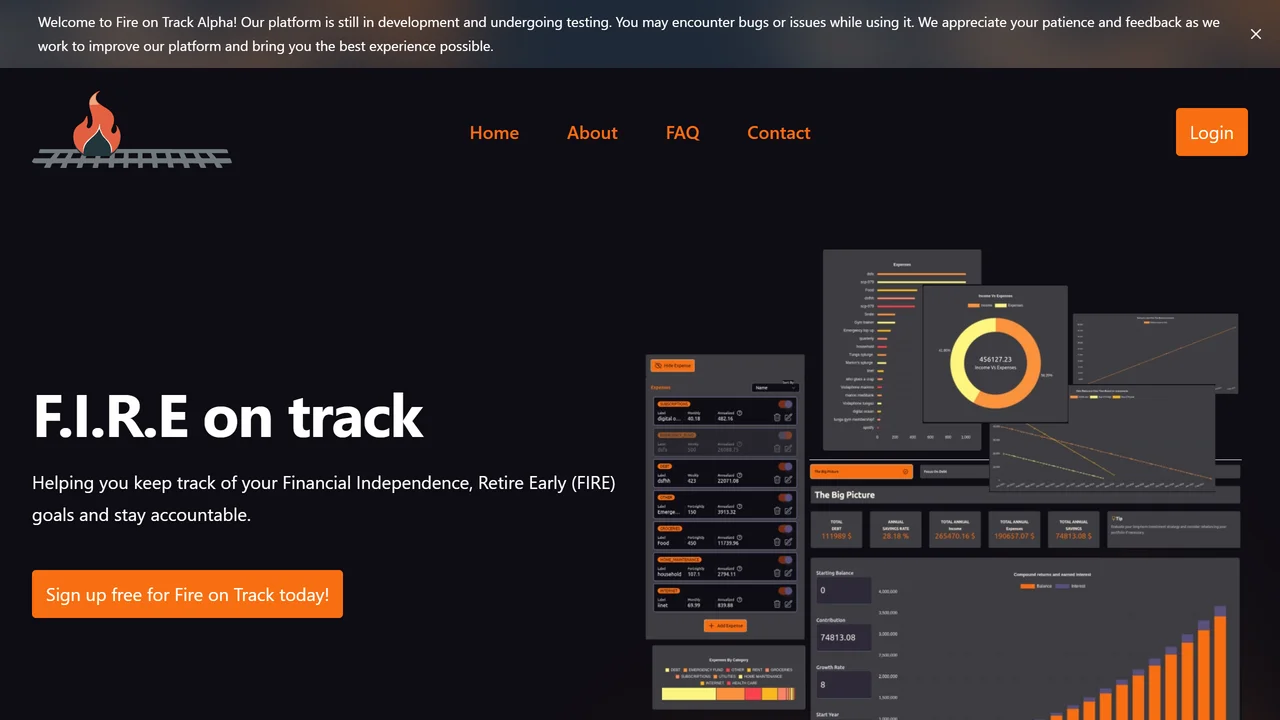F.I.R.E on track