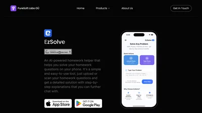 EzSolve: AI Homework Helper