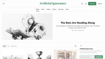 Artificial Ignorance