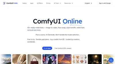 ComfyUI Web