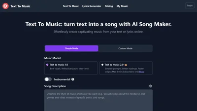 AI Text To Music
