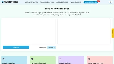 Free AI Rewriter Tool