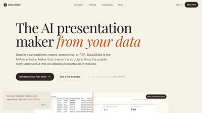 Data2Slide