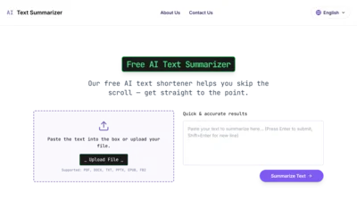 AI Text Summarizer