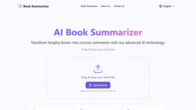 AI Book Summarizer