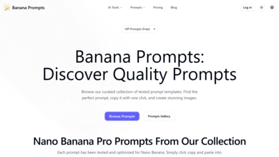 Banana Prompts AI