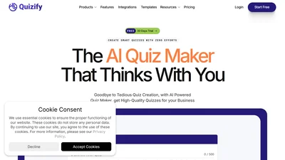 Quizify - AI Quiz Maker
