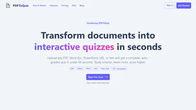 PDFToQuiz